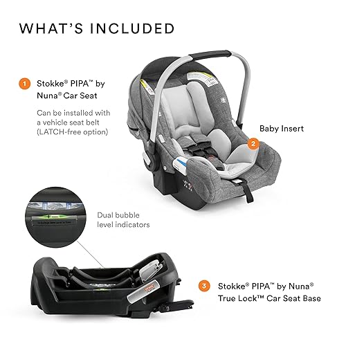 Stokke PIPA by Nuna Car Seat (Black Melange) in Oman Whizz Infant