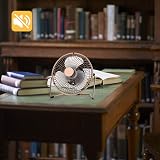 EasyAcc 8 Inch USB Desk Fan 2 Speed Silent Air Circulator 360° Rotation view 7