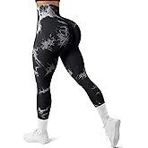 JGS1996 Tie Dye Scrunch Butt Lifting Leggings for Women Booty Sculpting Workout Tight High Waist Tummy Control Yoga Gym Pants