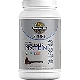Garden of Life Organic Vegan Protein Powder with Probiotics, BCAAs, NSF Certified, Gluten Free & Sport, Non GMO, Sport Protein Powder, 19 Servings, Chocolate