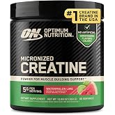 Optimum Nutrition Creatine Monohydrate Powder, Watermelon Lime, 60 Servings | Micronized Creatine Monohydrate Powder, Supports Muscle Strength &amp; Power, Easy Mixing, Banned Substance Tested, Great Tasting
