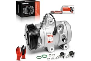 A-Premium Air Conditioner AC Compressor with Clutch Compatible with Ford Focus 2.0L 2008-2011, Transit Connect 2.0L 2010-2013, with DKS-17DS Compressor