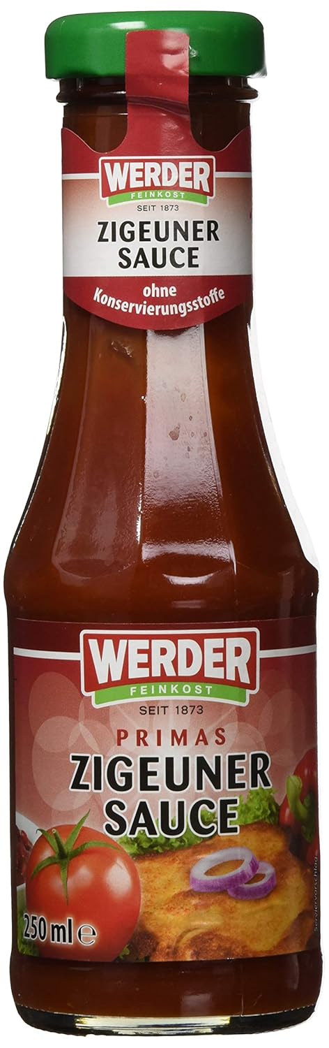 Werder Zigeuner Sauce, 1er Pack (1 x 250 ml): Amazon.de: Lebensmittel ...