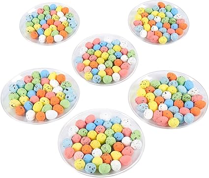 Amazon Com Mini Easter Eggs 216 Pack Of Decorative Foam Eggs