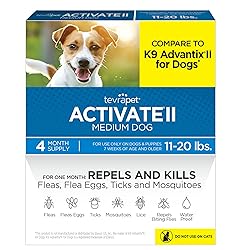 TevraPet Activate II Flea and Tick Prevention for