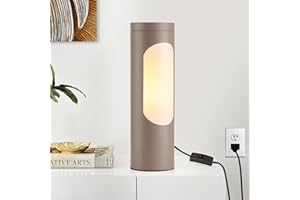 LEDIARY Shabbos Lamp, Brown Kosher Lamp for Shabbat, Table Lamps and Nightlight for Living Room, Bedroom, T10 Bulb Included (4W Eqv 40W, 400LM, 3000K)