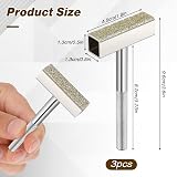Mozeat Lens 3 PCS Diamond Grinding Wheel Dresser for Bench Grinder Stone view 2