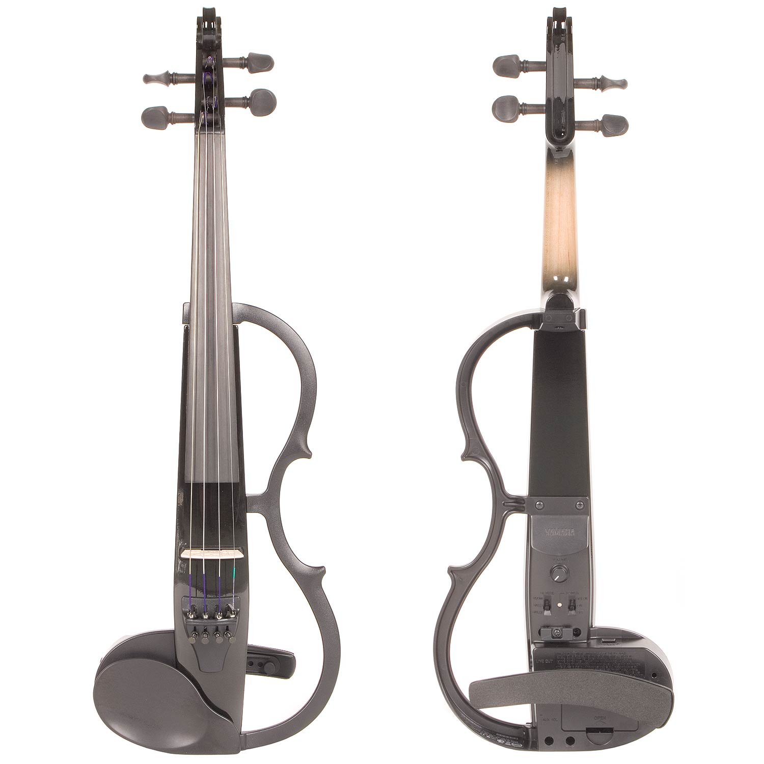 Yamaha SV130 Series Silent Electric Violin Instrument Only Black