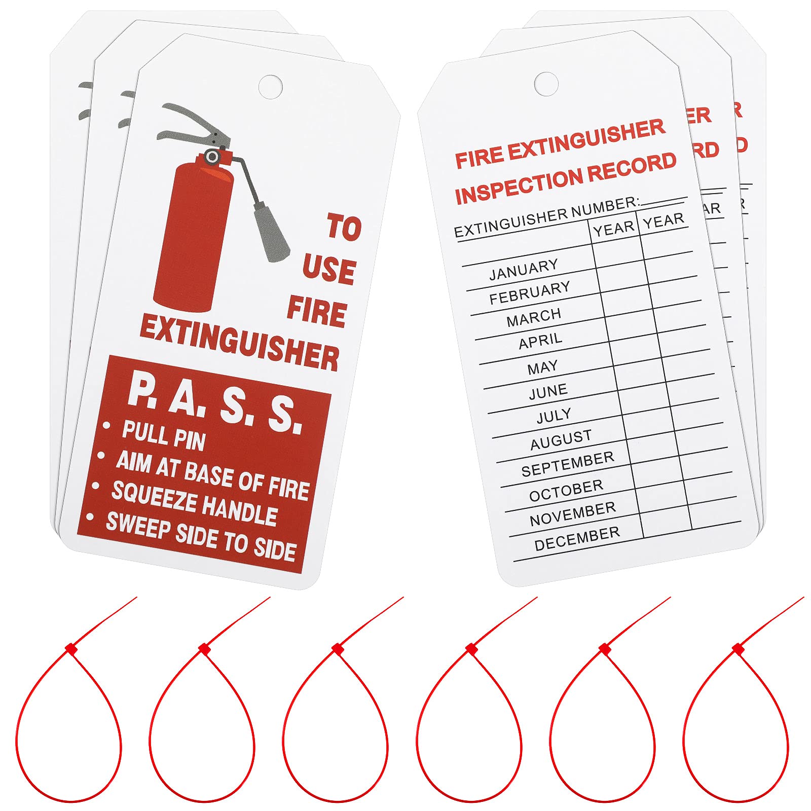 fire-extinguisher-tags-with-adjustable-wire-ties-fire-extinguisher-recharge-and-inspection-record-for-indoor-outdoor-fire-extinguishers-4-2-x-2-1-inch-red-and-white-100-sets-in-saudi-arabia-whizz-tags for Fire Extinguisher Tags Printable Free Fire Extinguisher Tags with Adjustable Wire Ties Fire Extinguisher Recharge and Inspection Record for Indoor Outdoor Fire Extinguishers, 4.2 x 2.1 Inch (Red and White,100 Sets) in Saudi Arabia | Whizz Tags for Fire Extinguisher Tags Printable Free