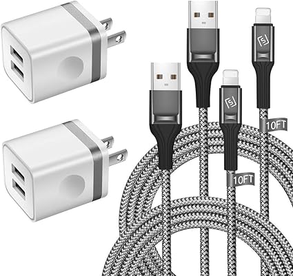 Amazon Com Cargador De Telefono Con Enchufe Luobol Certificado