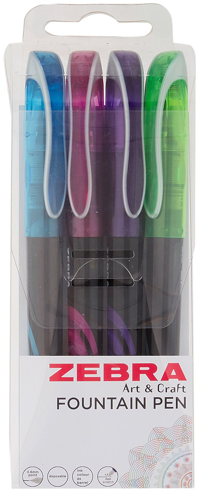 Zebra 2567 Fountain Pen (Pack of 4)