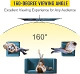 VEVOR 80" Tripod Projector Screen 16:9 4K HD Portable Stand view 5