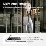 EooCoo Transparent Case for MacBook Pro 14 inch 2021-2026 M Series view 5