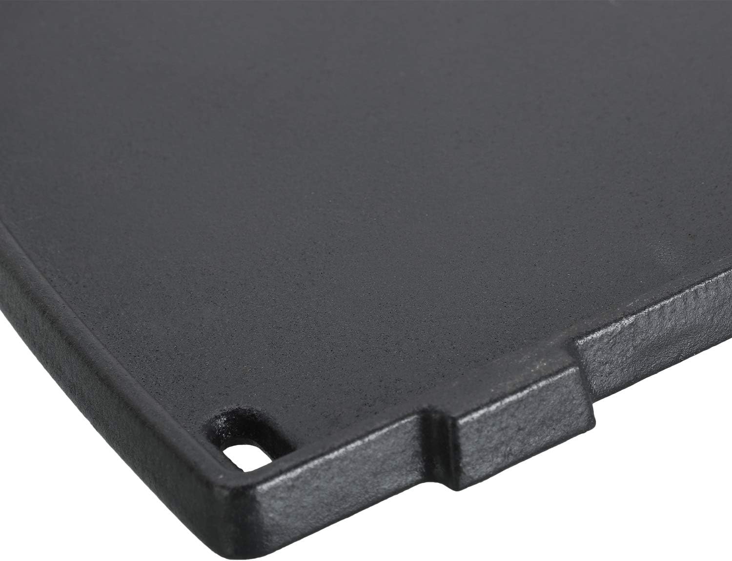 Denmay 6558 32 x 21.8cm Cast Iron Cooking Griddle Plate Plancha for Weber Q100, Q1000, Q120, Q1200 Gas Grills - Image 5