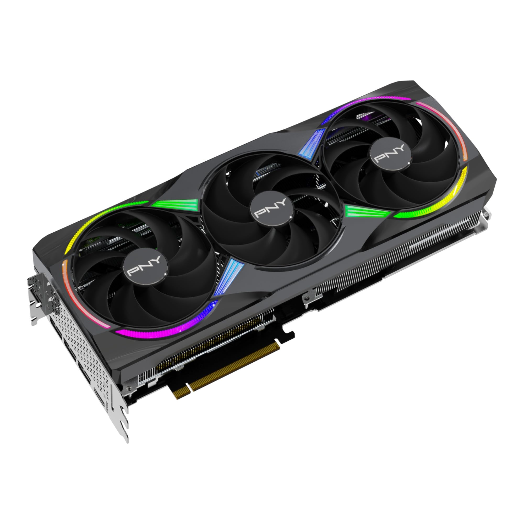 PNY NVIDIA GeForce RTX? 5080 16GB ARGB Overclocked Triple Fan Graphics Card (DLSS 4, PCIe 5.0, HDMI/DP 2.1, 2.9-Slot, Epic-X? RGB Lighting)