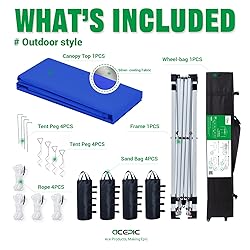 10x10 Pop Up Canopy Tent,300D Silver-Coating
