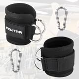 Fentar Adjustable Ankle Straps for Cable Machine with Double D-Ring view 7