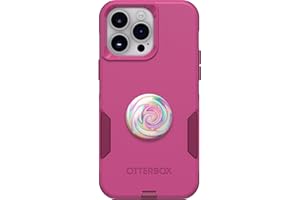 OtterBox Bundle Commuter Series Case for iPhone 14 PRO MAX - (INTO The Fuchsia) + PopSockets PopGrip - (Jawbreaker Gloss)