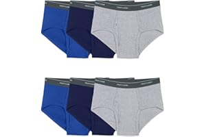 Fruit of the Loom mens Fruit of the Loom Men's Underwear Briefs, Tag Free & Moisture Wicking, Assorted Color Multipacks