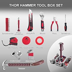 Thor Hammer Tool Set,28 Piece Daily Repair Filled