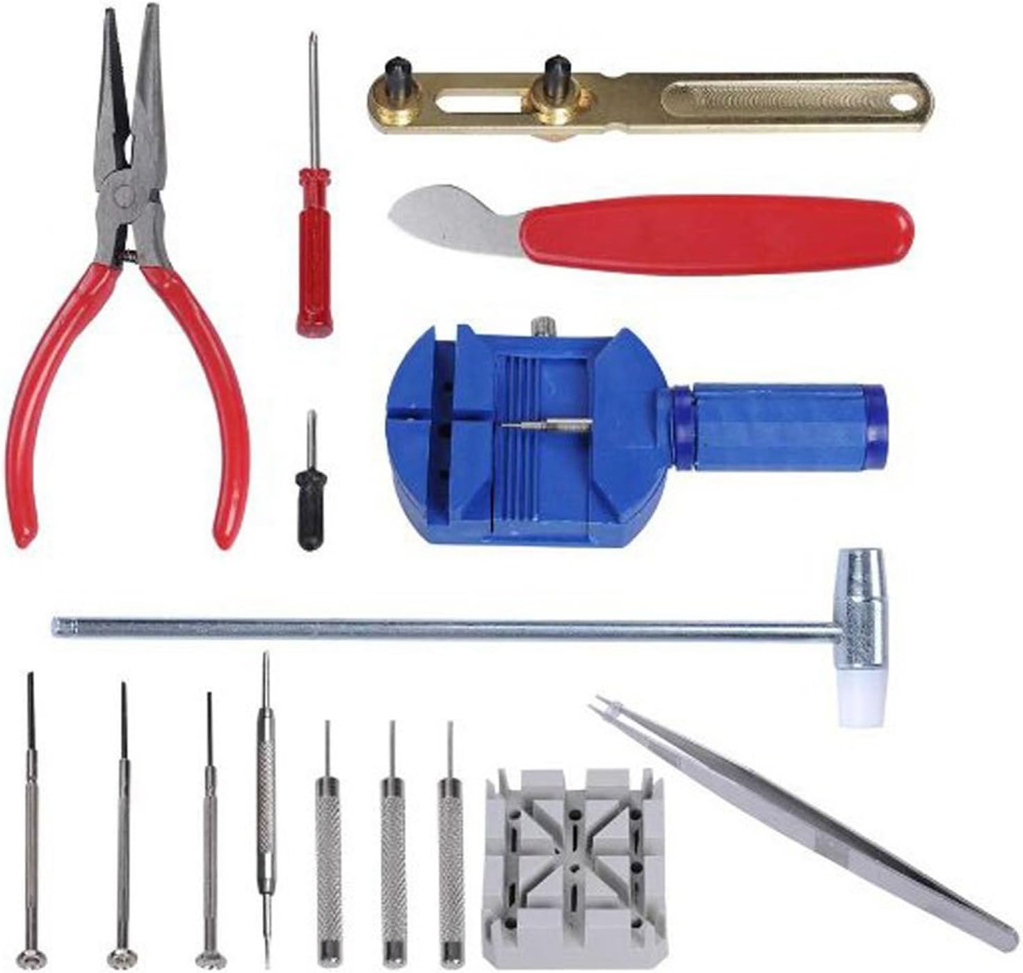 Ctbd 16PCS Watch Repair Kit Opener Remover Spring Pin Tool Set
