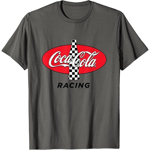 Amazon.com: Coca-Cola Racing Red Checkered Vintage T-Shirt