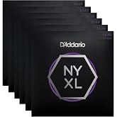 D'Addario NYXL Electric Guitar Strings Medium 11-49 (6 Pack Bundle)
