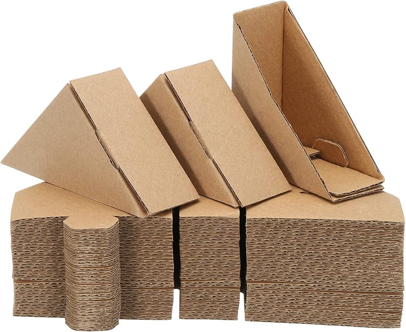 sourcing map 40pcs Cardboard Corner Protectors 7x7x3cm for Art Packing Shipping