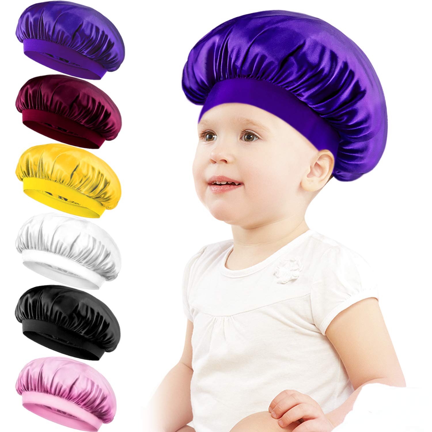 baby satin bonnet amazon