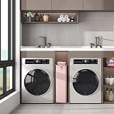 Lifewit Laundry Basket with Lid 75L Narrow Foldable with Removable Bag Pink view 9