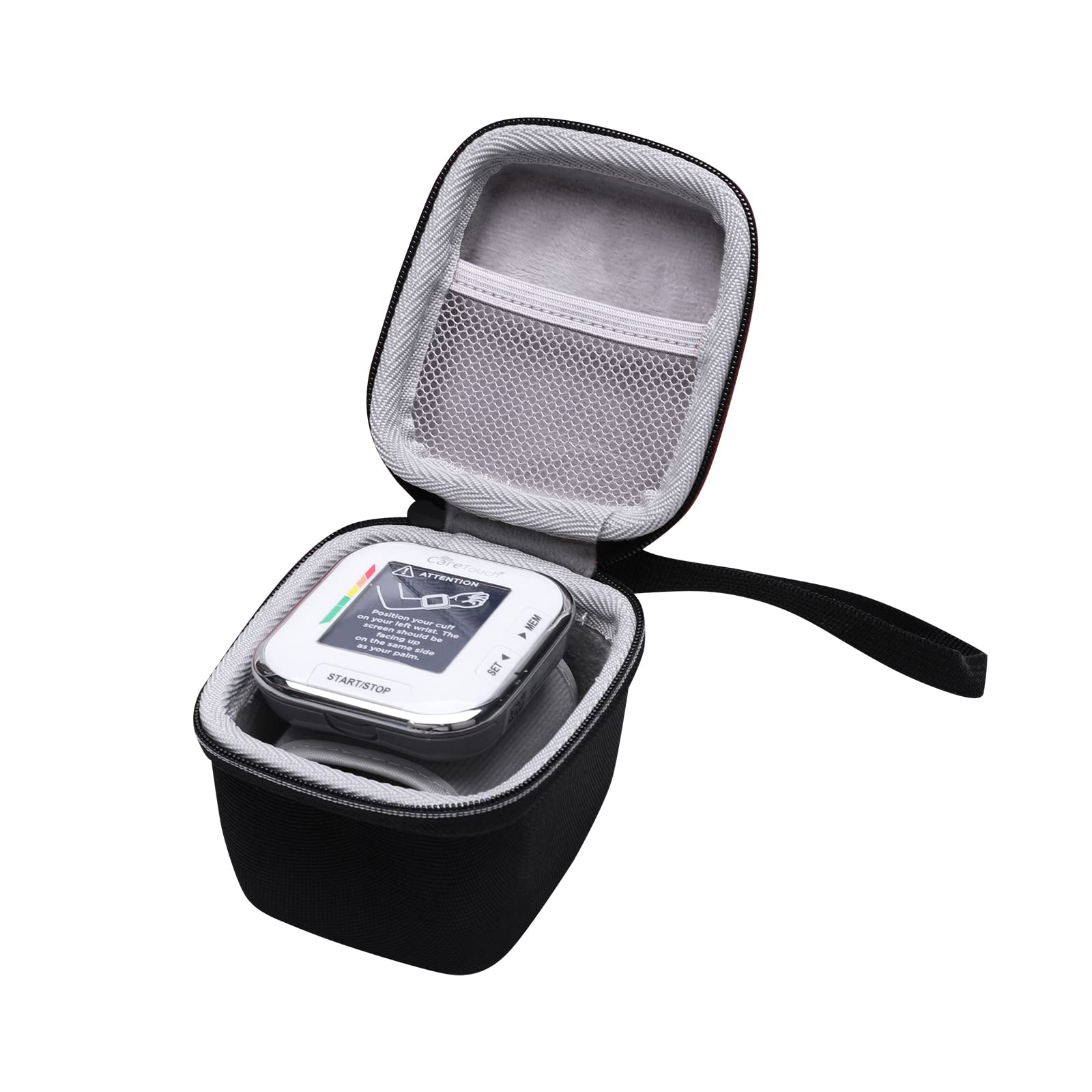 Photo 1 of ***CASE ONLY | PARTIAL SET - PRICE ADJUSTED*** XANAD Hard Case for Wrist Blood Pressure Cuff Monitor Within Size 5'' x 4'' x 4'' - Travel Protective Carrying Storage Bag