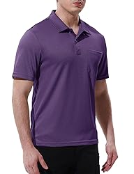 Rdruko Men's Active Polo Shirts Short Sleeve Quick