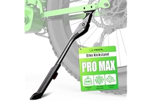 RBRL Bike Kickstand, 40 mm Hole Spacing Adjustable Bike Stand, Aluminum Alloy Heavy Duty, Non-Slip Bicycle Stand, Adjustable for 24-29 inch Mountain Bike, Road Bike, E-Bike