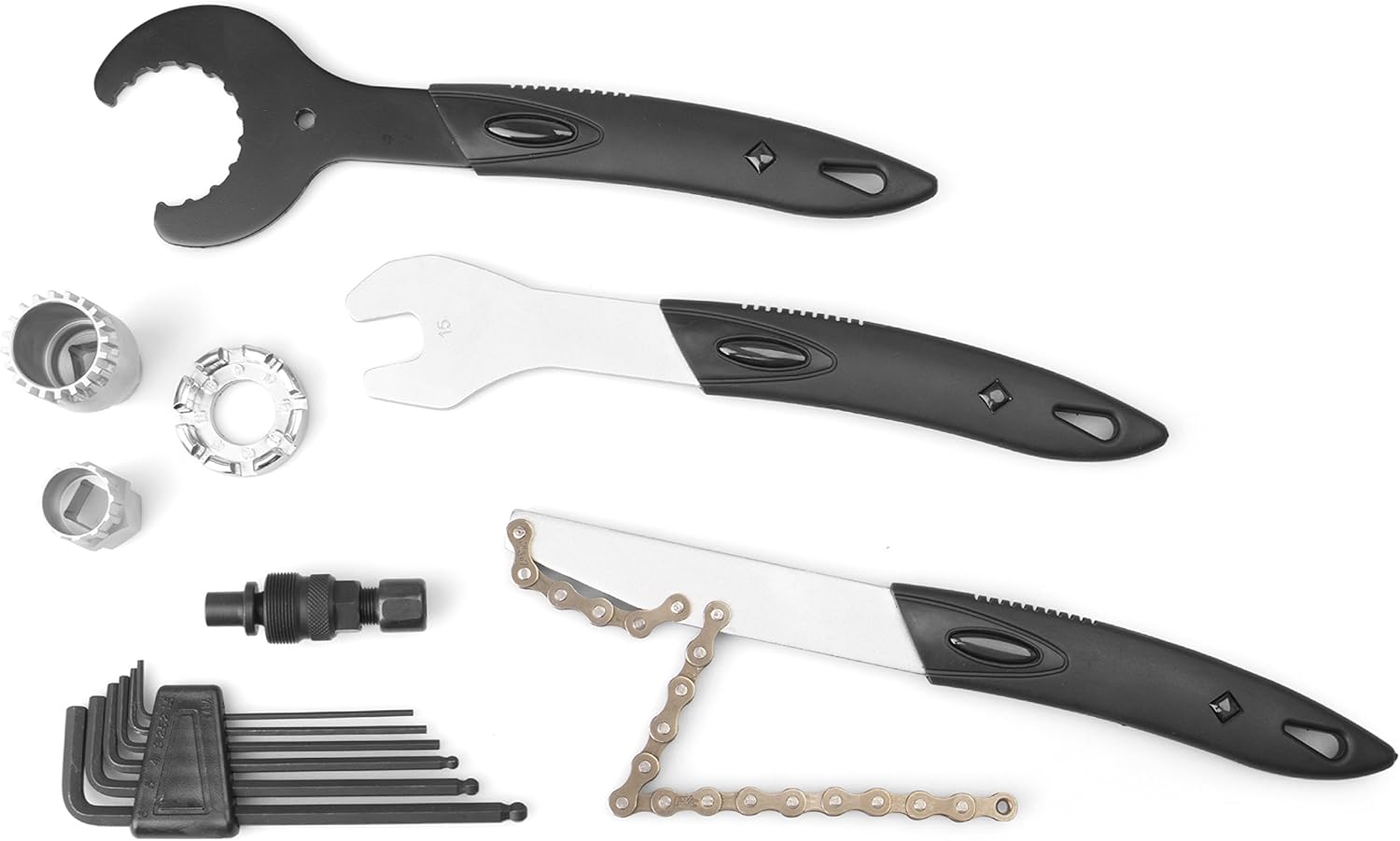 Provelo Bike Tool Kit with 26 Pieces Bicycle Tool Box in Black For