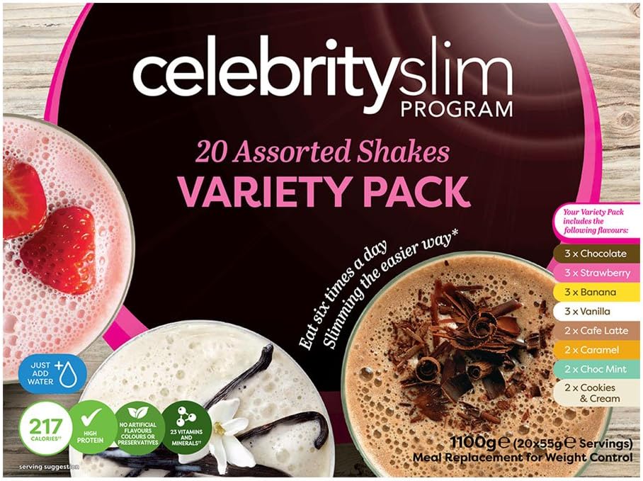 Celebrity Slim Variety Shake Pack 20 Sachets BigaMart