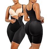 SHAPELLX Shapewear for Women Tummy Control Butt Lifting Bodysuit Fajas Colombianas Open Bust Body Shaper Compression Garment