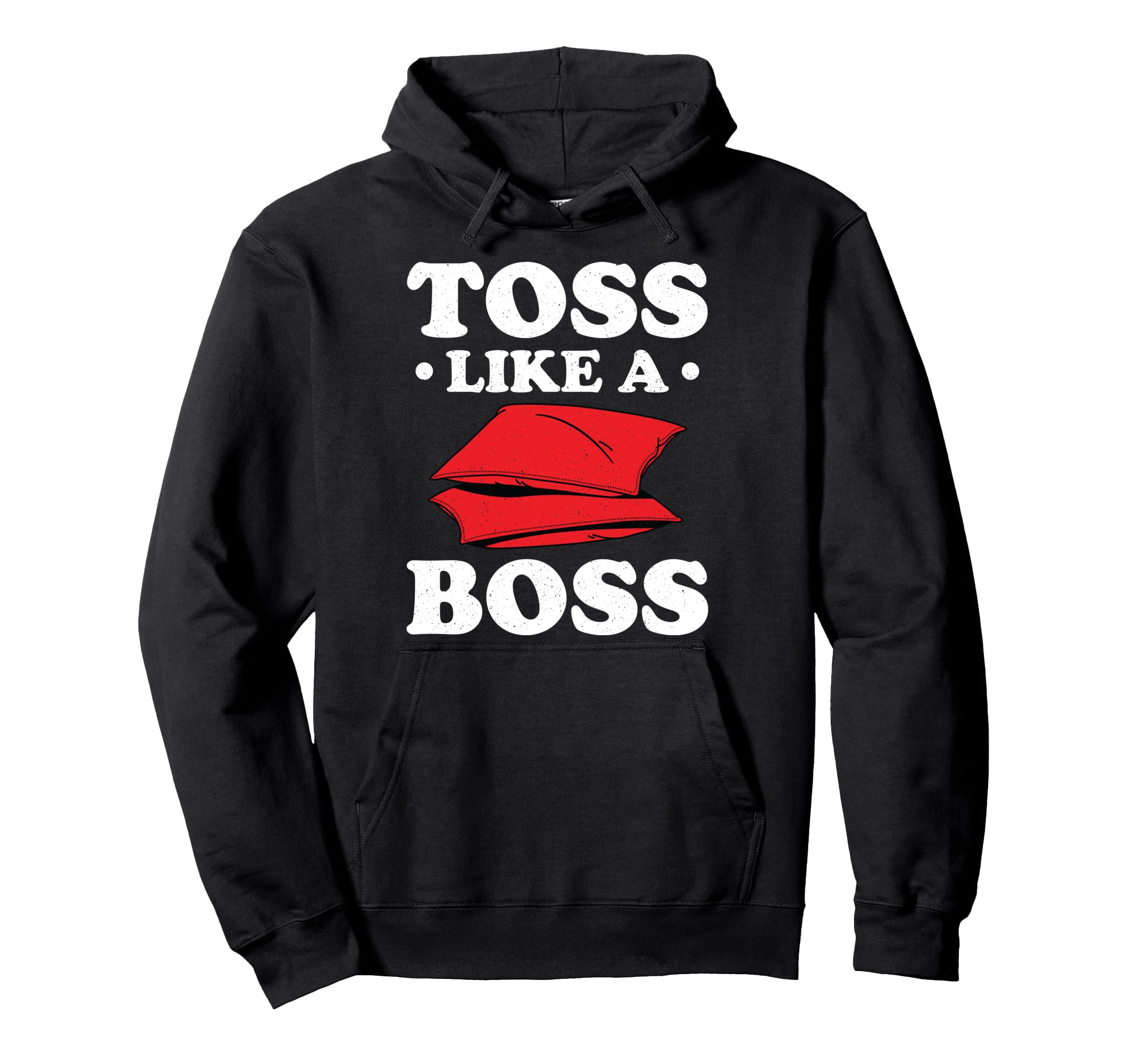 Toss Like A Toss, Cornhole Pullover Hoodie