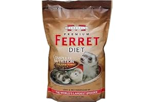 MARSHALL PET PRODUCTS Marshall Premium Ferret Diet Dry Food – 4 lbs – Supports Digestion, Energy & Muscle Maintenance – Balanced Small Animal Food with Vitamins & Essential Minerals