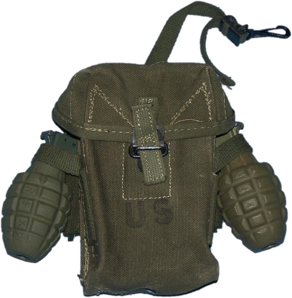 M1956 Ammo Magazine Pouch Military USMC Army Vietnam War Era Sports & Outdoors