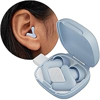 Alpine Silence Ear Plugs for Sleep, Focus & Travel - V-Shape Snug Fit & Soft Oval Tips – 4 Sizes XS/S/M/L - Comfortable, Reus
