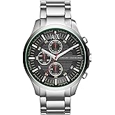A|X Armani Exchange Chronograph Watch for Men; Men's Watch with Leather, Stainless Steel or Silicone Band