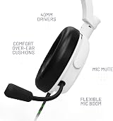 Stealth C6-100 Gaming Headset Green White Multi Platform 40mm Drivers view 5