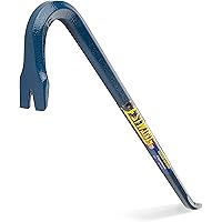 ESTWING Gooseneck Wrecking Bar - 3/4" x 24" Pry Bar with Angled Chisel End & Forged Steel Construction - EWB-24