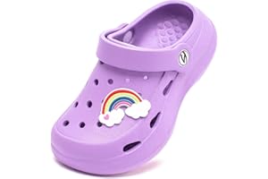WOUEOI Boys Girls Garden Shoes Toddler Cartoon Slides Sandals Kids Clogs