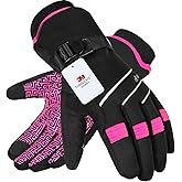 MOREOK Waterproof & Windproof -30°F Winter Gloves for Men/Women, 3M Thinsulate Thermal Gloves Touch Screen Warm Gloves for Skiing,Cycling,Motorcycle,Running