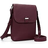 befen Genuine Leather Small Crossbody Bags for Women, Womens Cell Phone Purses Cross body Bag Purse with RFID Card Slots