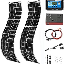 400 Watt Solar Panel Kit, with car Inverter and 40A