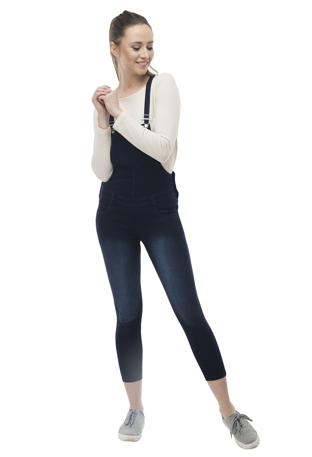 aakrithi women denim dungaree