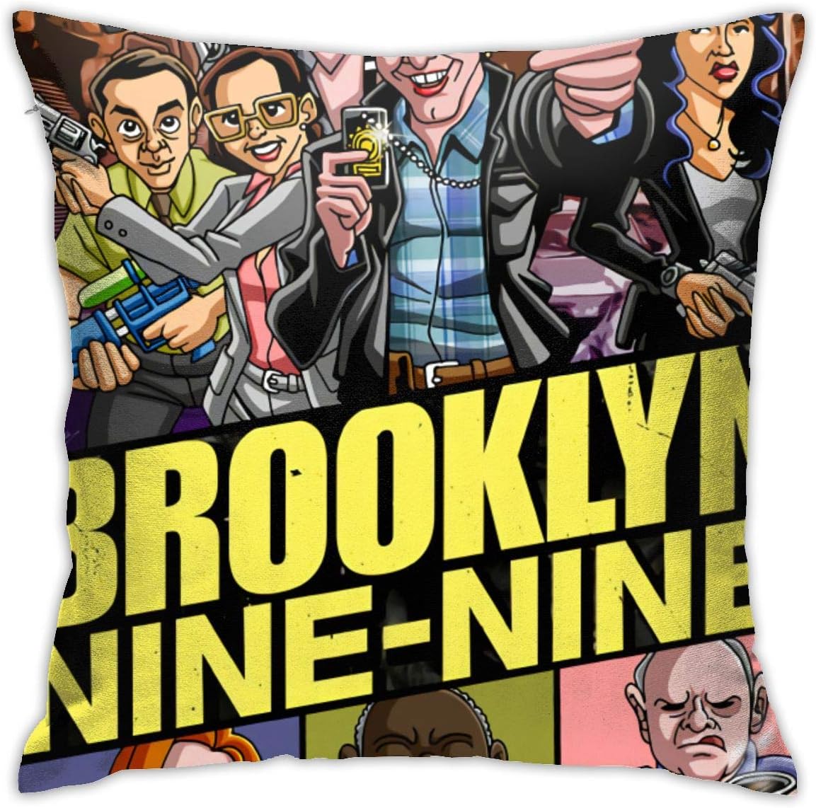 SAMANTHA NAYLOR Brooklyn Nine-Nine Decorative Reading Pillow Covers Case Pillowcases 18x18 in