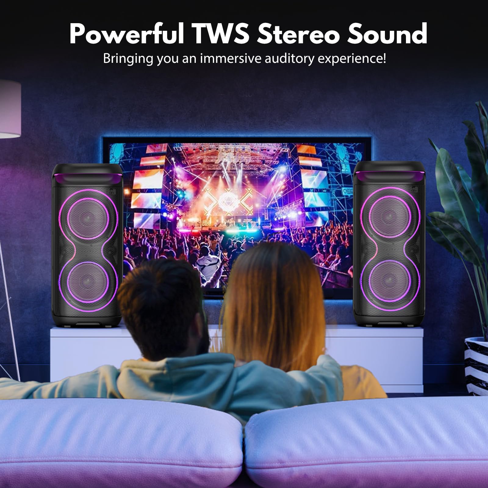 Mua JYX Karaoke Machine with 2 Wireless Microphones for Adults, Big ...